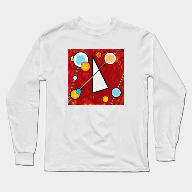 Kandinsky On My Mind Long Sleeve T-Shirt by Marija154